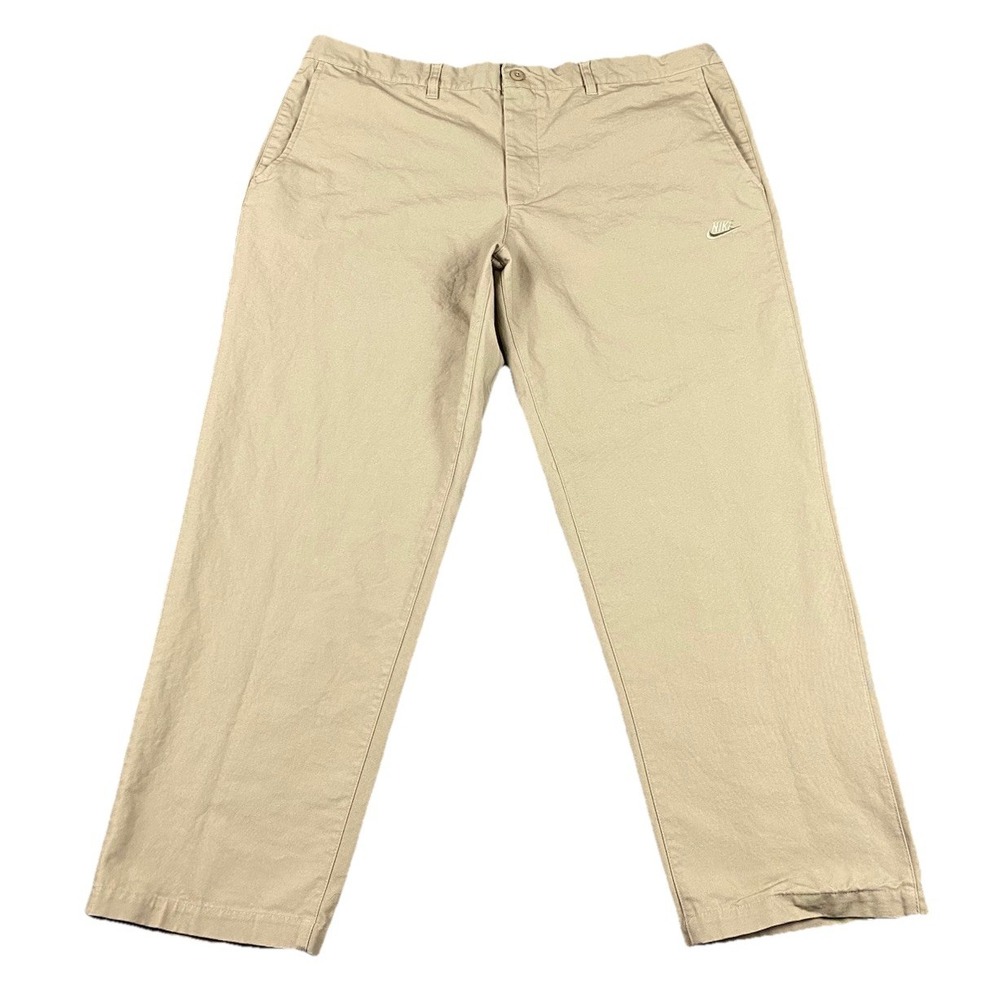 Nike Club 'Khaki' Men's Chino Pants Sz 40x30 Fits (42x29) FZ5770-247 Canvas